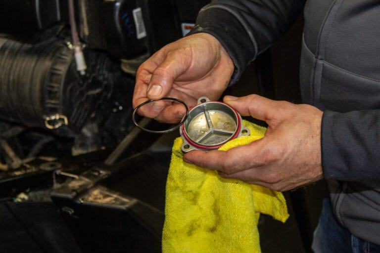 Changing a CanAm Defender's Engine Oil and Filter ATV Trail Rider