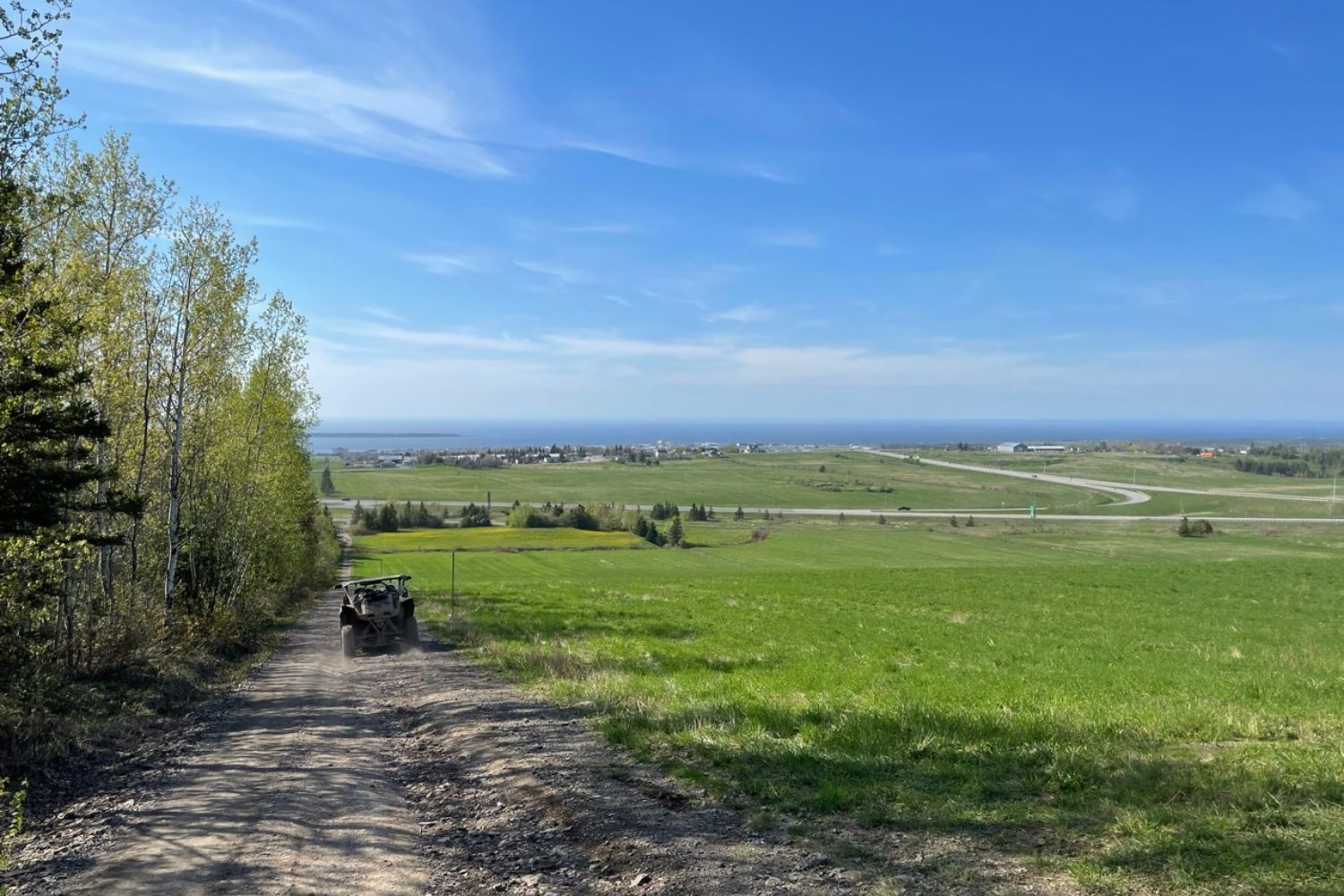 View towards Rimouski and the river